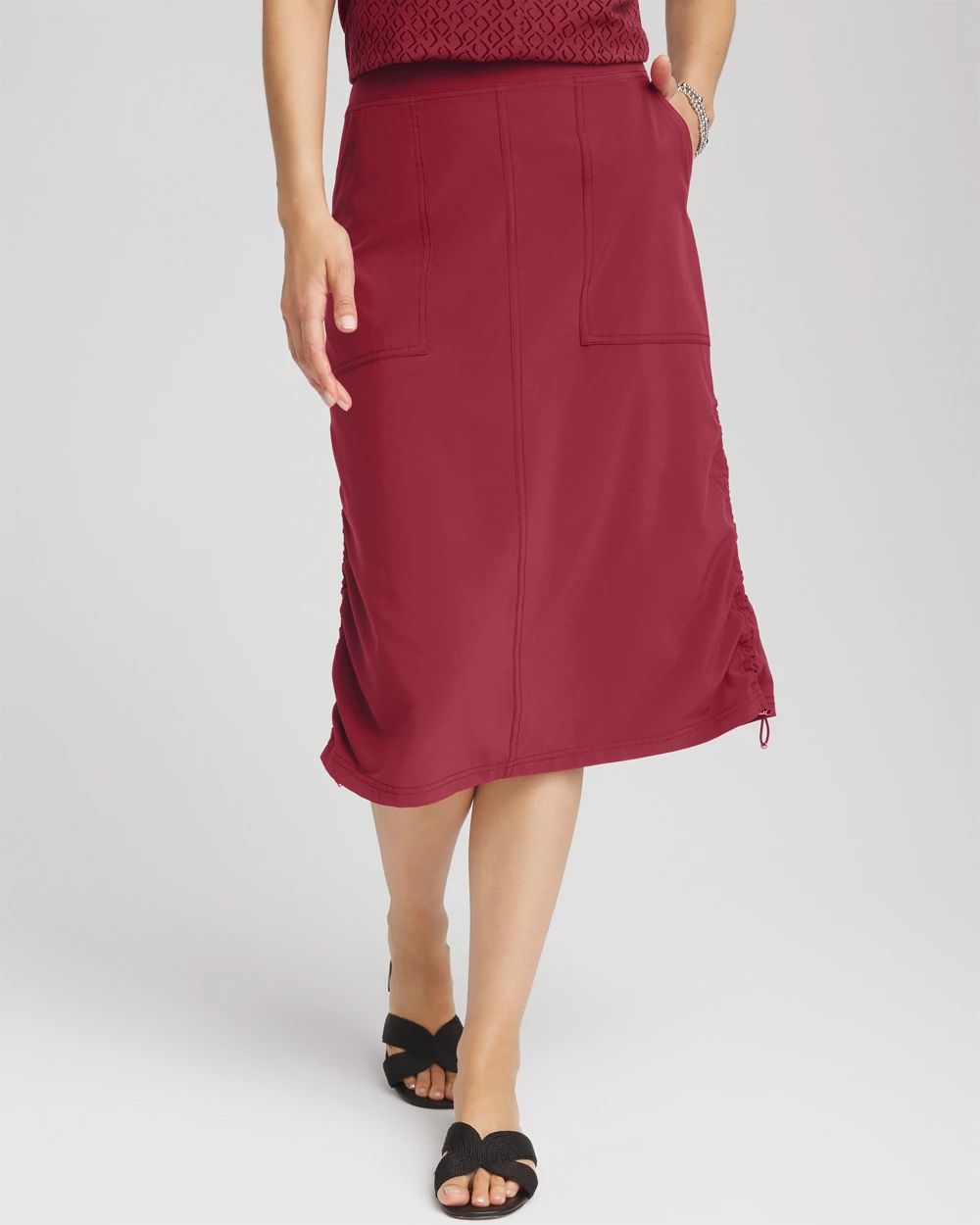 韓国人気[SWIMCITY♥][ 6th ] Begley skirt GR LCW DREAM Woman BLACK Swimming Skirt -S3BG92Z8-CVL - LC Waikiki